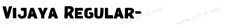 Vijaya Regular字体转换